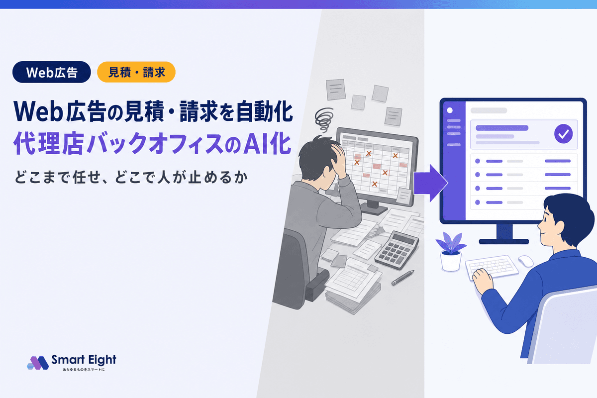 Web広告の見積・請求を自動化|広告代理店バックオフィスAI導入ガイド