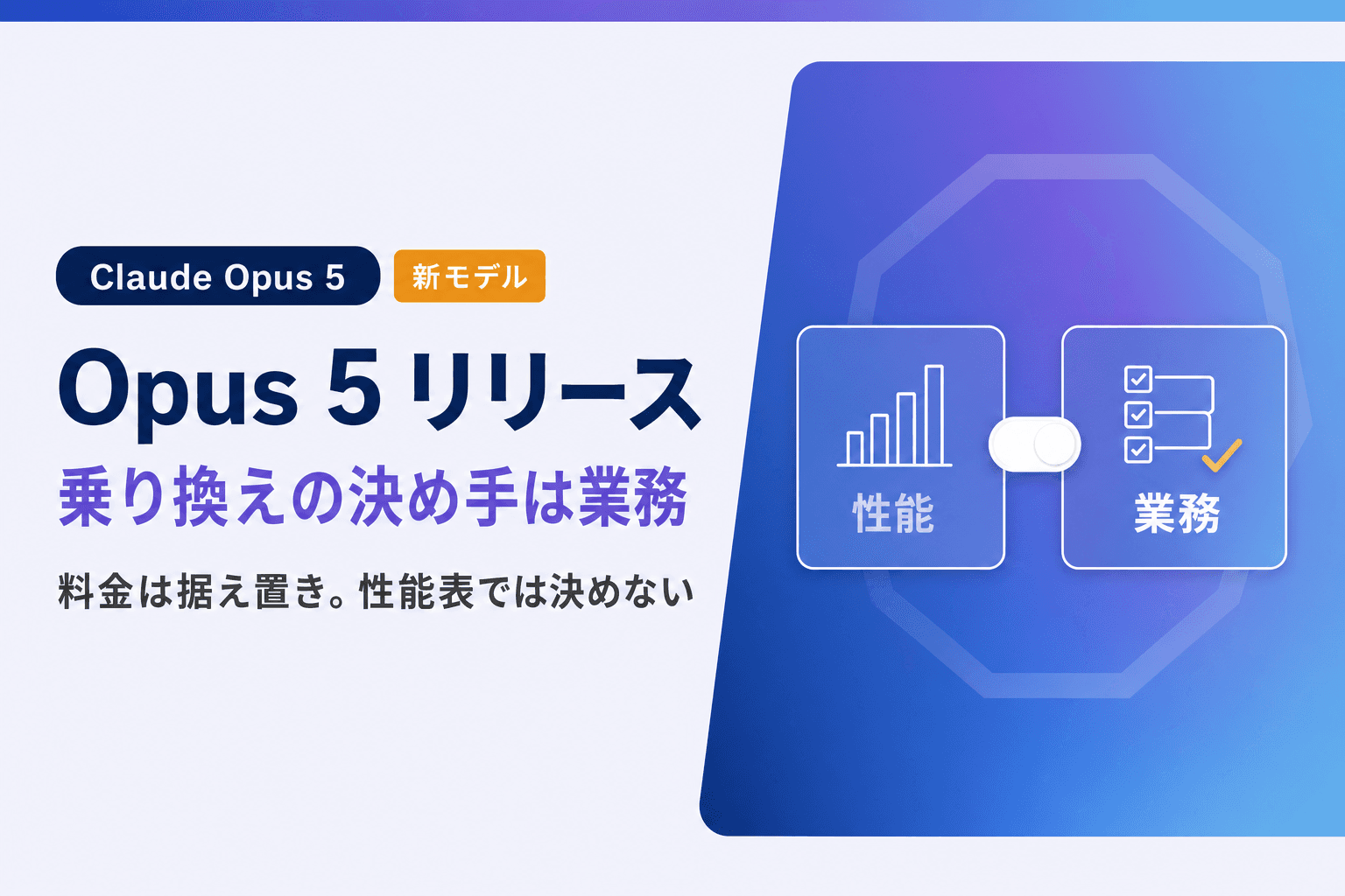 Claude Opus 5は何が変わった?差が出る仕事と変わらない仕事を解説