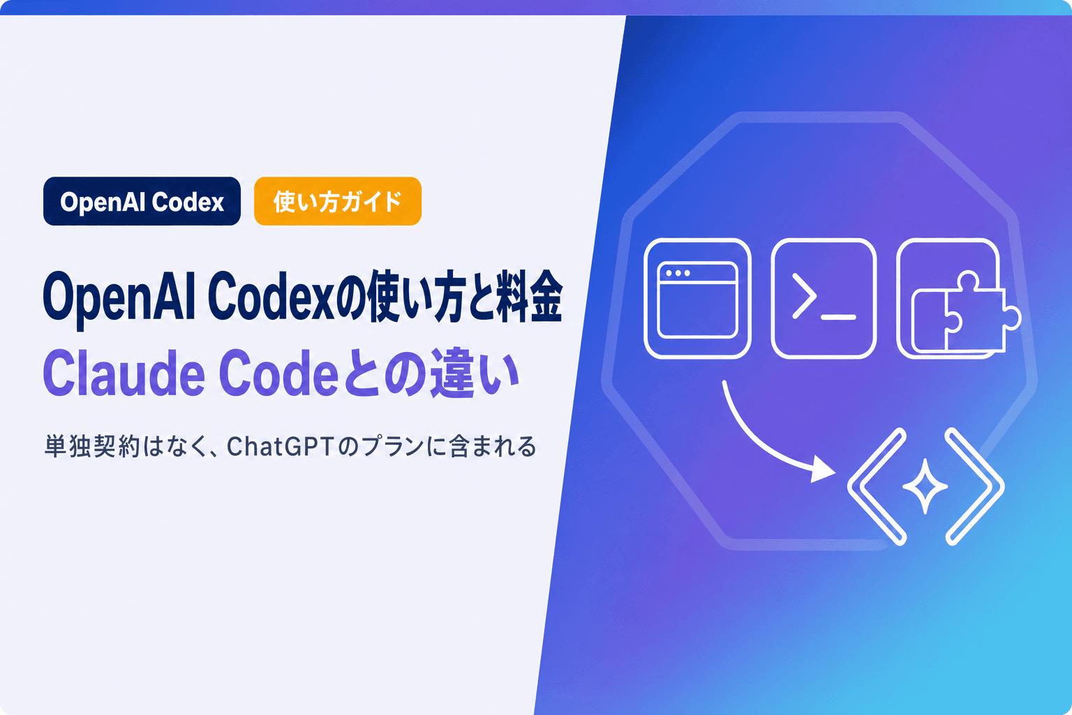 OpenAI Codexとは|できること・使い方・料金とClaude Codeとの違い