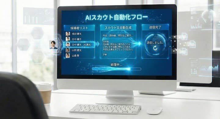 スカウト自動化AIで候補者獲得を効率化|返信率を上げる方法